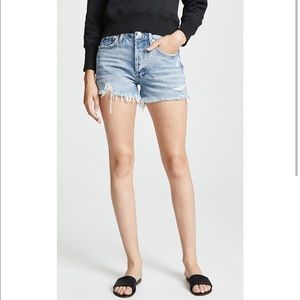 Agolde Parker vintage loose fit cut off shorts size 26